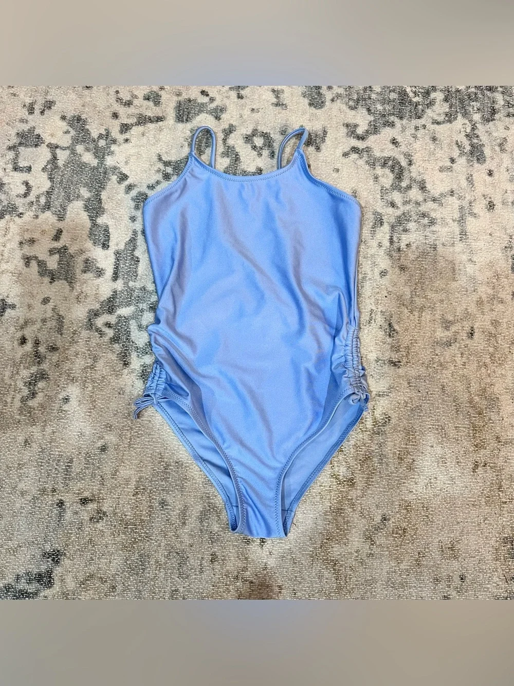 Zara Girls' Light Blue One-Piece Swimsuit - Kids bathingsuit NWT